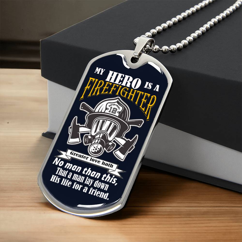 Happy Fathers Day Dog Tag Design - Army Tag Necklace, Dog Tag