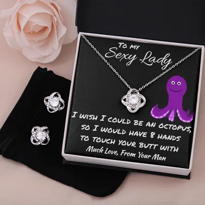Gorgeous Gift Set - Much Love, Stunning Necklace And Earrings