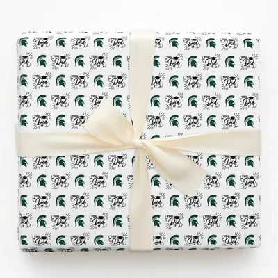 You Did It MSU - Gift Wrap for Christmas, Holidays Wrapping Paper, Christmas Wrapping Paper