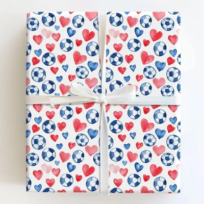 Striker of Love - Gift Wrap for Christmas, Holidays Wrapping Paper, Christmas Wrapping Paper