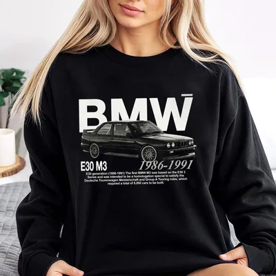 Bmw E30 M3 Retro Sweatshirt, Racing Sweatshirt, Classic Car Lover Sweatshirt, Vintage Vibe, Streetwear Uk, Car Enthusias