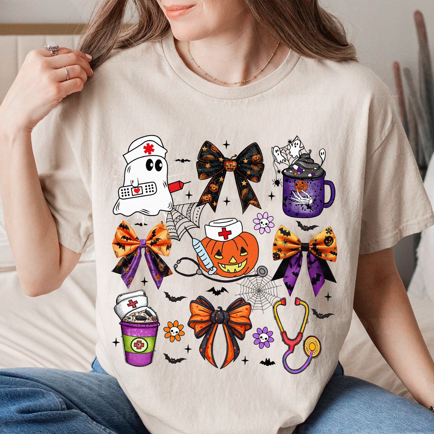 Boo Boo Crew Nurse Halloween - Funny T-Shirt