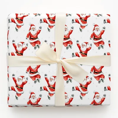 Get Down Ho Ho - Gift Wrap for Christmas, Holidays Wrapping Paper, Christmas Wrapping Paper