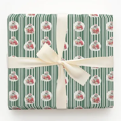 Juice and Jolly - Gift Wrap for Christmas, Holidays Wrapping Paper, Christmas Wrapping Paper