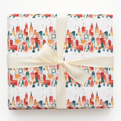 Concrete Jingle - Gift Wrap for Christmas, Holidays Wrapping Paper, Christmas Wrapping Paper
