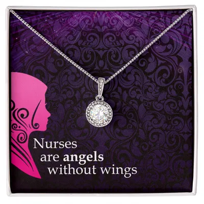 Nurses Are Angels Without Wings Stethoscope Necklace, Nurse Graduation Necklace Gift, Rn Graduation Gift, Rn Necklace, Stethoscope Necklace, Nursing Student Gift, Nurse Appreciation, Gift For Nurse, Nurse Jewelry Gift, Gift For Nurse Wife