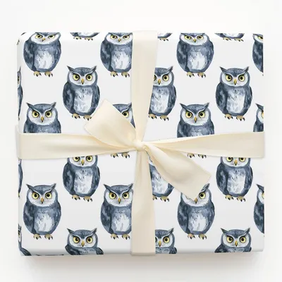 Bright Eyes - Gift Wrap for Christmas, Holidays Wrapping Paper, Christmas Wrapping Paper