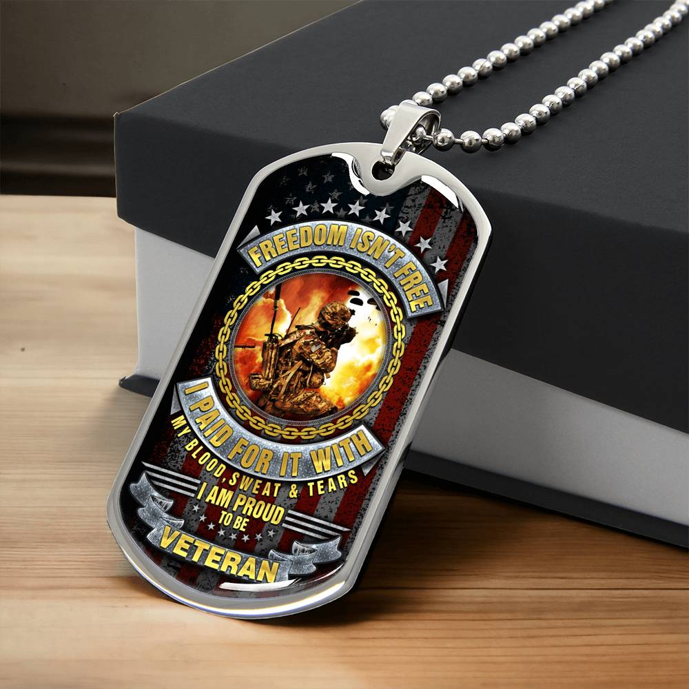 Gift For Veteran, Military Gift, Veterans Day, Veteran Dog Tag, Us Army Dog Tag, Gift For Army, 4Th Of July Gift - Army Tag Necklace, Dog Tag