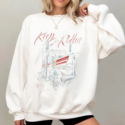 Funny Trucker Sweatshirt Keep On Rollin Semi Truck Graphic Stay Loaded For Men Women Big Rig Streetwear Style Gift