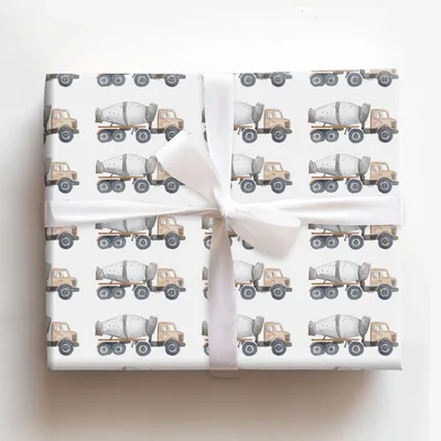 Cement to Be - Gift Wrap for Christmas, Holidays Wrapping Paper, Christmas Wrapping Paper