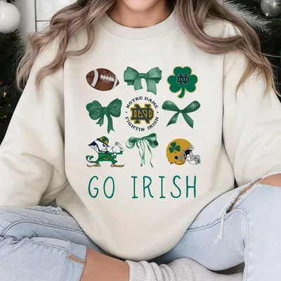 Notre Dame Fighting Irish Ncaa Sweatshirt Vintage Oversized Game Day For Women College Football