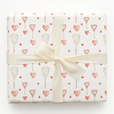 Crosse My Heart - Gift Wrap for Christmas, Holidays Wrapping Paper, Christmas Wrapping Paper
