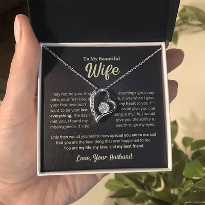 Wife Gift -The Best Thing- Forever Love Necklace From Husband