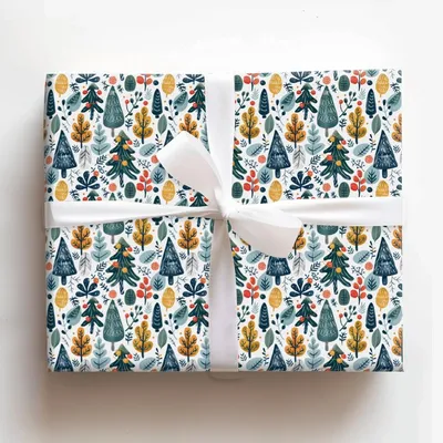 Holiday Hike - Gift Wrap for Christmas, Holidays Wrapping Paper, Christmas Wrapping Paper
