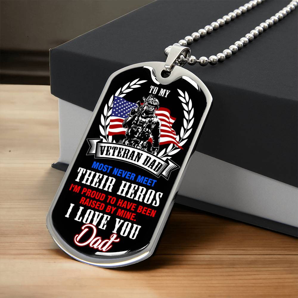 Personalized Necklace, Necklace For Men, Gift For Son, Birthday Gift For Son, Veteran Gift, Son Gift, Military Gift - Army Tag Necklace, Dog Tag