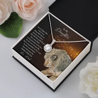 Daughter Gift Necklace, Daughter Gift From Mom, Daughter Birthday Gift, Daughter Necklace, Daughter Gift, To My Daughter Love Knot Necklace - Mothers Day Gift From Daughter, Mom Gift From Son, Mom Necklace