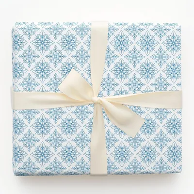 Frosty Flurries - Gift Wrap for Christmas, Holidays Wrapping Paper, Christmas Wrapping Paper