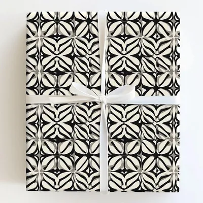 Zebra Kaleidoscope - Gift Wrap for Christmas, Holidays Wrapping Paper, Christmas Wrapping Paper