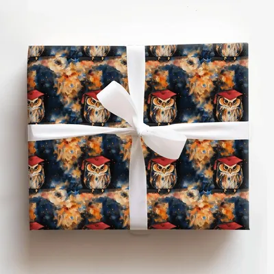 Library Nights - Gift Wrap for Christmas, Holidays Wrapping Paper, Christmas Wrapping Paper