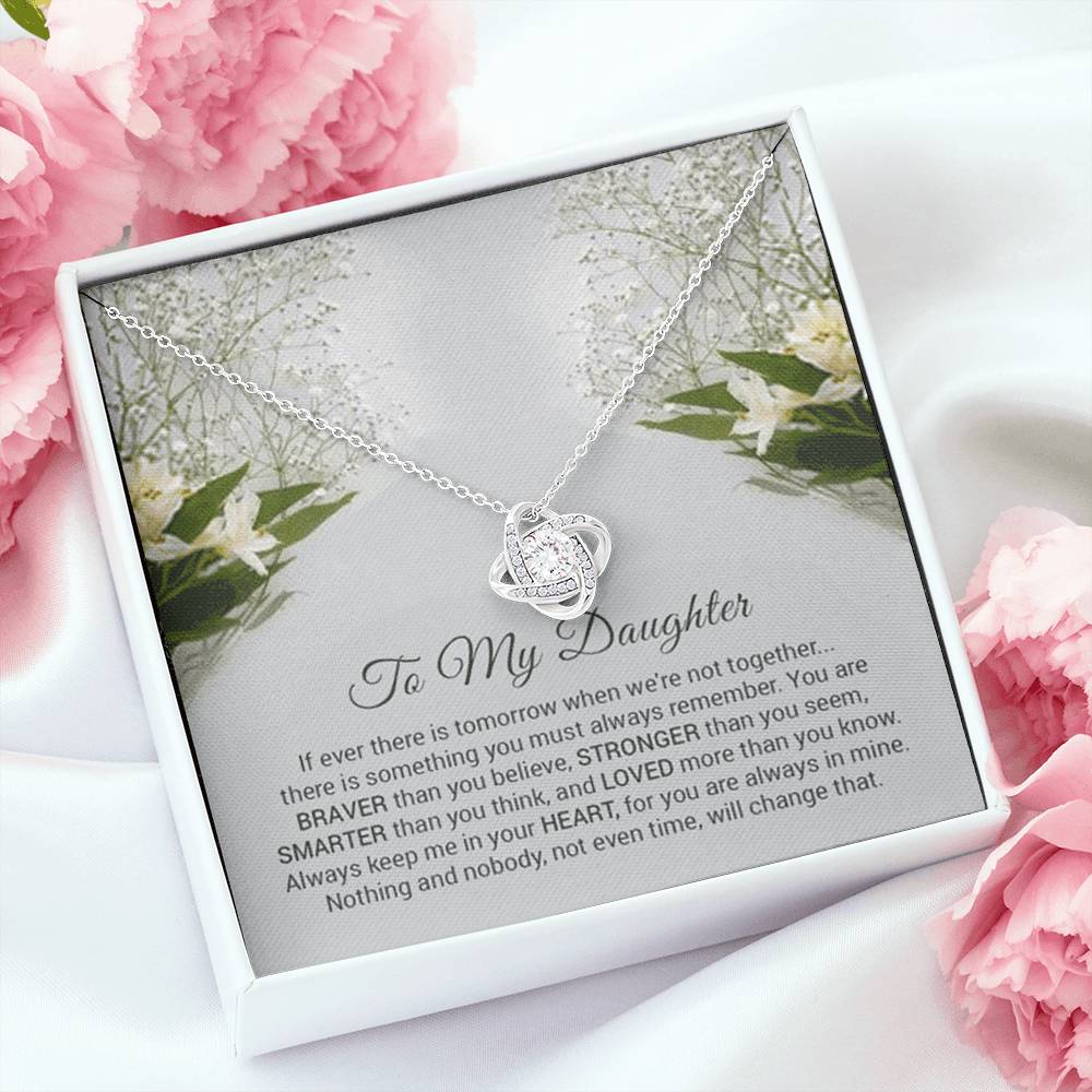 Necklace For Daughter - Love Knot Necklace
