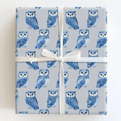 Jack of Owl Trades - Gift Wrap for Christmas, Holidays Wrapping Paper, Christmas Wrapping Paper