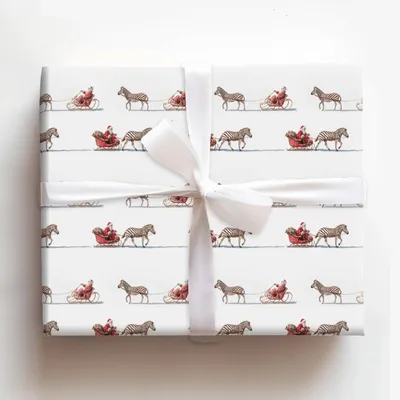Neigh Ride - Gift Wrap for Christmas, Holidays Wrapping Paper, Christmas Wrapping Paper