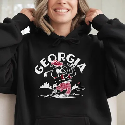 Retro Georgia Bulldogs Golf Hoodie, Inclusive Size Tee
