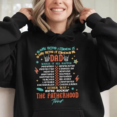 Fatherhood Tour,Father'S Day,Best Dad Ever,Dad Life,Dad Hoodie Design,Father'S Day Gift,For Men,Dad Quotes,Hoodie,Hoodie,Hoodie,Hoodie,Graphic Hoodie