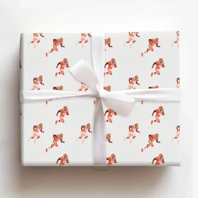 All in for Orange - Gift Wrap for Christmas, Holidays Wrapping Paper, Christmas Wrapping Paper