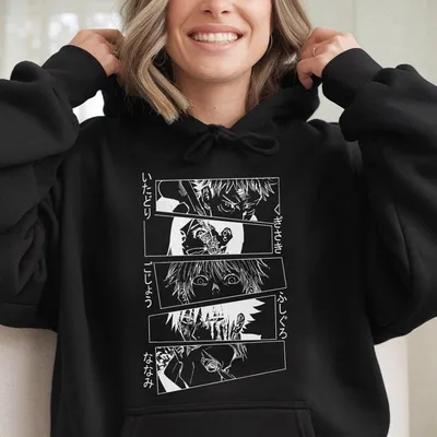 Jjk Hoodie Jujutsukaisen Anime Hoodie Crew Neck Hoodie Hoodie Anime Lovers Unisex Hoodie