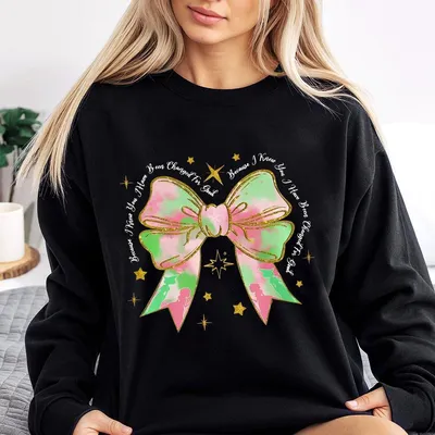 Wicked Glitter Coquette Bow Sweatshirt Defy Gravity Wicked Sweatshirt Wizard Of Oz Fan Sweatshirt Pink And Green Witch Sweatshirt