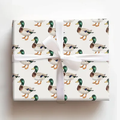 Flock Star - Gift Wrap for Christmas, Holidays Wrapping Paper, Christmas Wrapping Paper