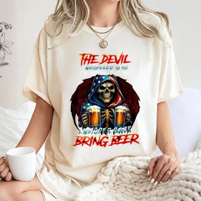 The Devil Whispered To Me T-Shirt, Gen X Customize Year, For Men, For Father