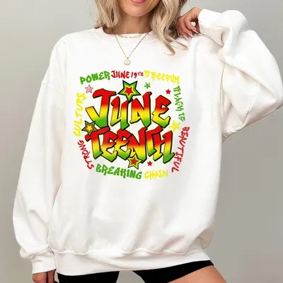 Breaking Every Chain Unisex Sweatshirt Juneteenth Since 1865 Sweatshirt Black History End Of Slavery Emancipation Day Gift