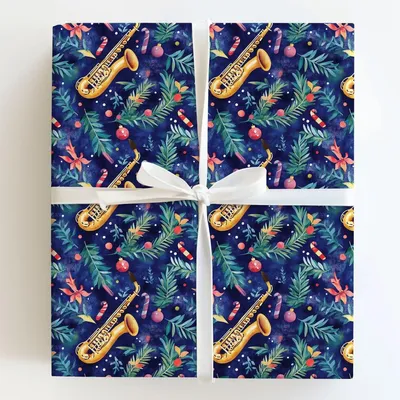 Jingle Sal - Gift Wrap for Christmas, Holidays Wrapping Paper, Christmas Wrapping Paper