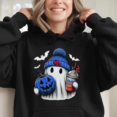 Buffalo Halloween Ghost Unisex Hoodie  Buffalo Football, Buffalo Hoodie, Buffalo Halloween Hoodie, Bills Hoodie For Men And Women