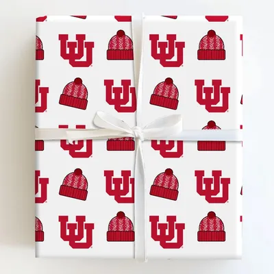 Utah Beanie - Gift Wrap for Christmas, Holidays Wrapping Paper, Christmas Wrapping Paper