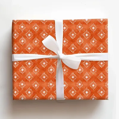 Umber Bobbin - Gift Wrap for Christmas, Holidays Wrapping Paper, Christmas Wrapping Paper