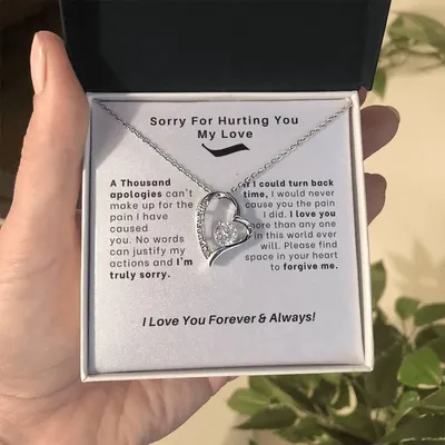 Sorry For Hurting You Forever Love Necklace