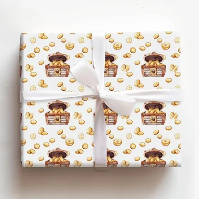 Trunkin Treasure - Gift Wrap for Christmas, Holidays Wrapping Paper, Christmas Wrapping Paper