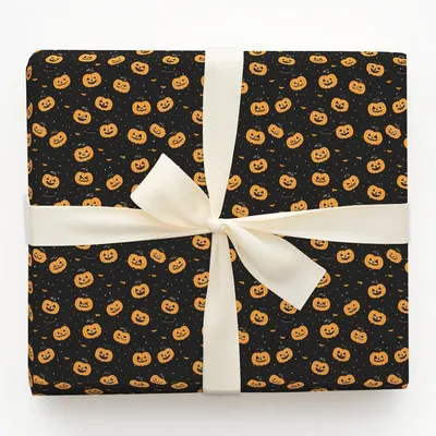Jack-o-Presents - Gift Wrap for Christmas, Holidays Wrapping Paper, Christmas Wrapping Paper
