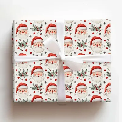 Cheeks So Chic - Gift Wrap for Christmas, Holidays Wrapping Paper, Christmas Wrapping Paper