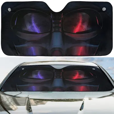 Darth Vader Anakin Skywalker Star Wars Galaxy Edge Car Windshield Sun Shade Car Sunshade