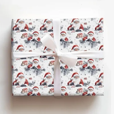 Betting On the Nice List - Gift Wrap for Christmas, Holidays Wrapping Paper, Christmas Wrapping Paper