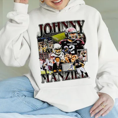 Johnny Football Hoodie Texas Quarterback Graphic Hoodie College Football Legend Hoodie Sports Fan Gear Unisex Football