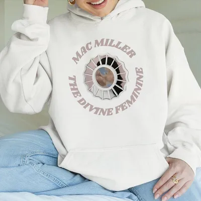Mac Miller Hoodie Mac Miller Divine Feminine Mirror Hoodie Mac Miller Merch Divine Feminine Hoodie Cotton