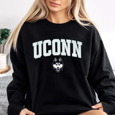 Vintage 90s Uconn Huskies Sweatshirt  Retro University Of Connecticut Ncaa Fan Sweatshirt For Men For Women