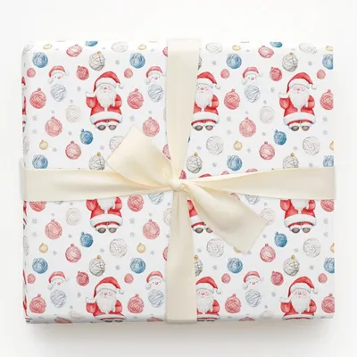 Knit the Halls - Gift Wrap for Christmas, Holidays Wrapping Paper, Christmas Wrapping Paper