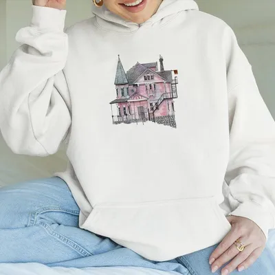 Coraline Pink Palace Babe Hoodie Halloween Baby Hoodie Vintage Y2k Crop Top Tiktok Viral Gift Hoodie