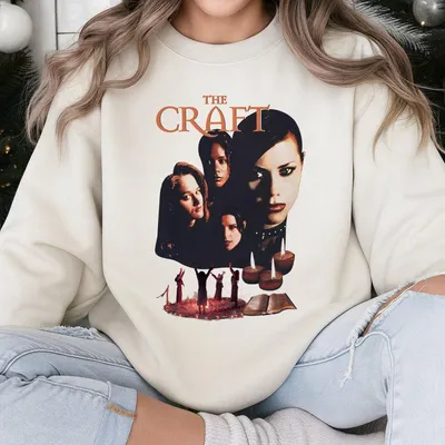 Vintage The Craft 1996 Sweatshirt 90s Horror Halloween Movie Sweatshirt Retro Witchy Sweatshirt For Spooky Season And Horror Fans